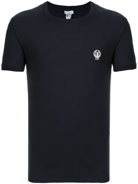Dolce & Gabbana embroidered T-shirt Blue M8C03JFUECG