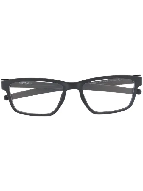 Oakley rectangle frame glasses Black 0OX815381530153