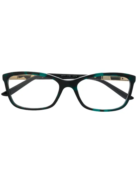 Versace Eyewear square frame glasses Black 0VE3186