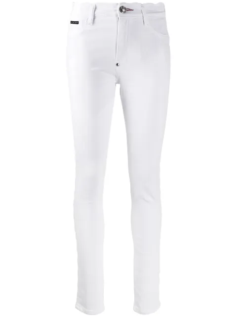 Philipp Plein Statement skinny jeans White P19CWDT1088PDE004N