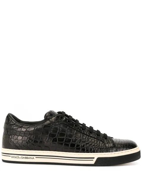 Dolce & Gabbana Rome leather sneakers Black CS1583A2Q18