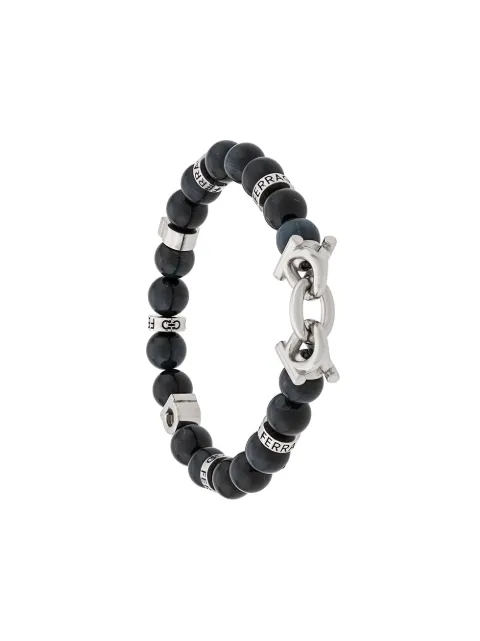 Ferragamo elasticated Gancini bracelet Black 717497
