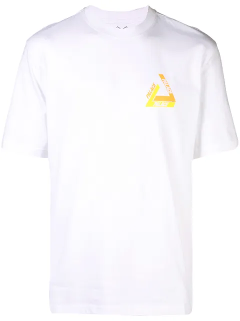 Palace Tri-Shadow logo-print T-shirt White P15TS242