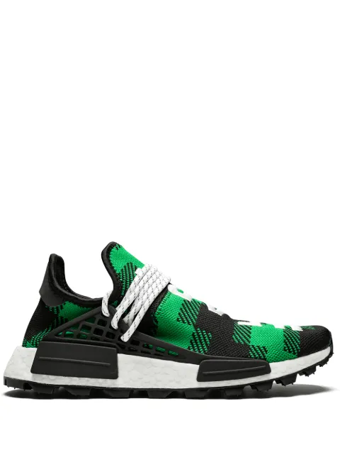 adidas x Billionaires Boys Club x Pharrell Williams NMD Hu "Plaid Pack/Green" sneakers Green EF7388