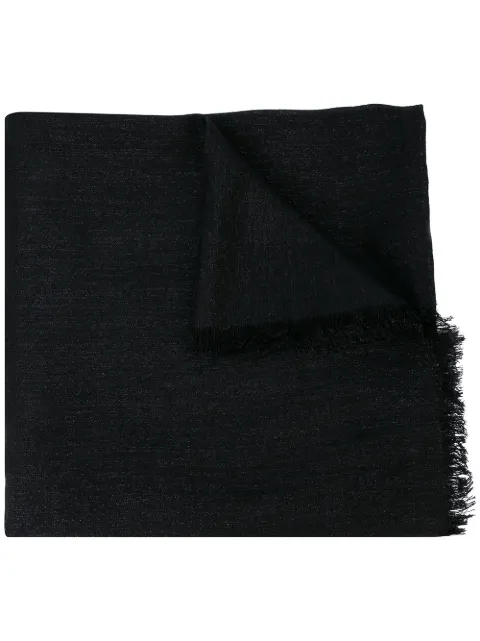 Brunello Cucinelli metallic scarf Black MSCDAR097C101