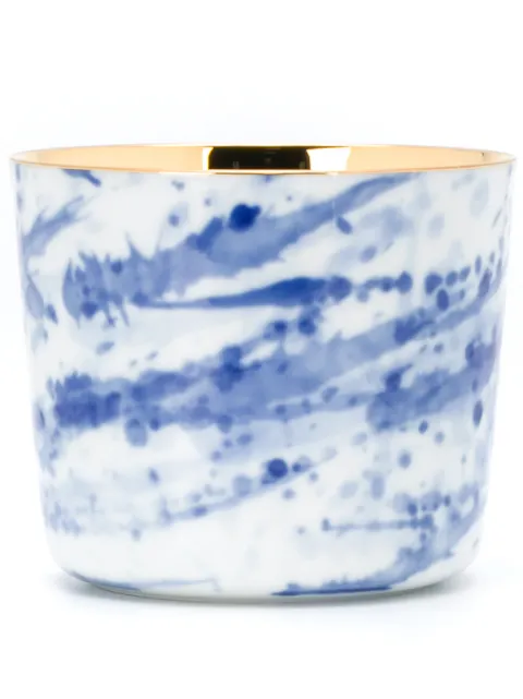 SIEGER by FÜRSTENBERG marble-effect cup Blue OB1785