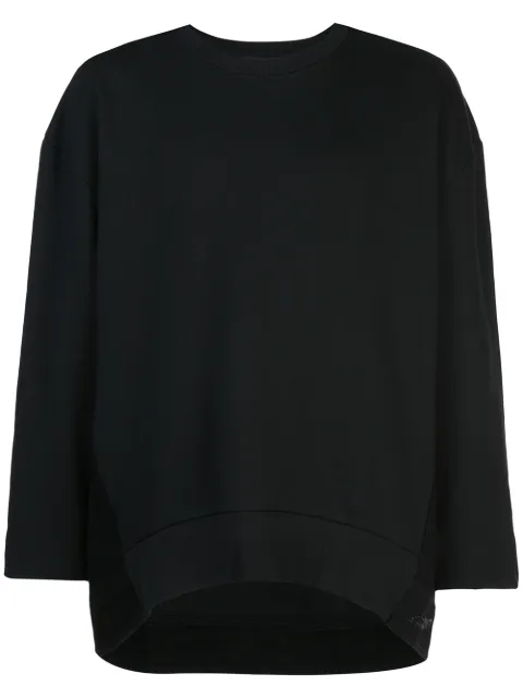 Mostly Heard Rarely Seen Only The Denim On My Back sweatshirt Black MH08AIK18