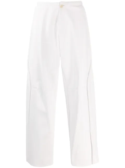 Walter Van Beirendonck Pre-Owned 2009/10 Glow faux leather trousers White WVBXHOL046