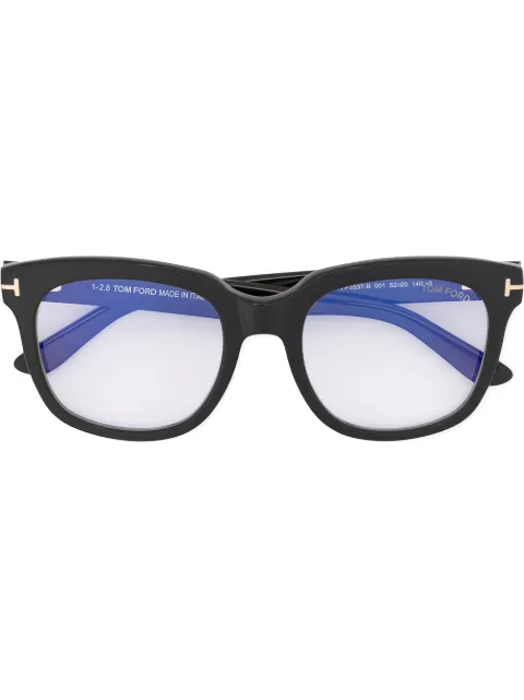 TOM FORD Eyewear square-frame glasses Black FT5537B52001