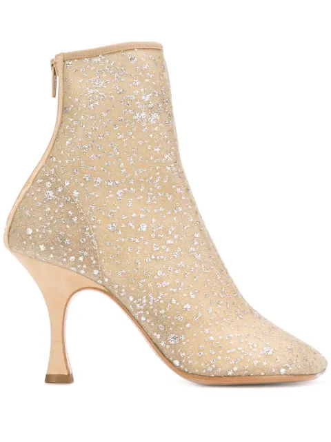 MM6 Maison Margiela toe-shaped ankle boots Neutrals S59WU0096P2715