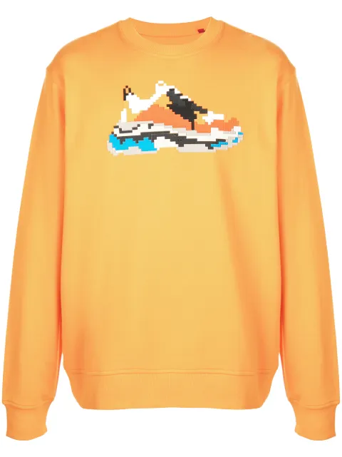 Mostly Heard Rarely Seen 8-Bit Vibrante Wave sweatshirt Orange MHEB08AIK14