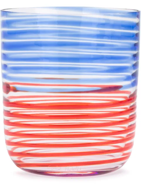 Carlo Moretti striped glass Blue 99743