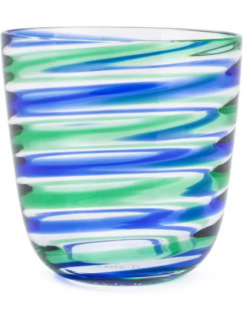 Carlo Moretti striped glass Blue 20252