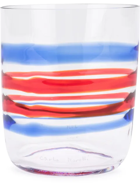 Carlo Moretti striped glass Blue 99744
