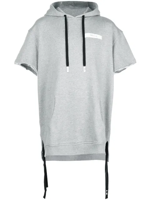 Haculla short sleeved hoodie Grey HA08AIKH39