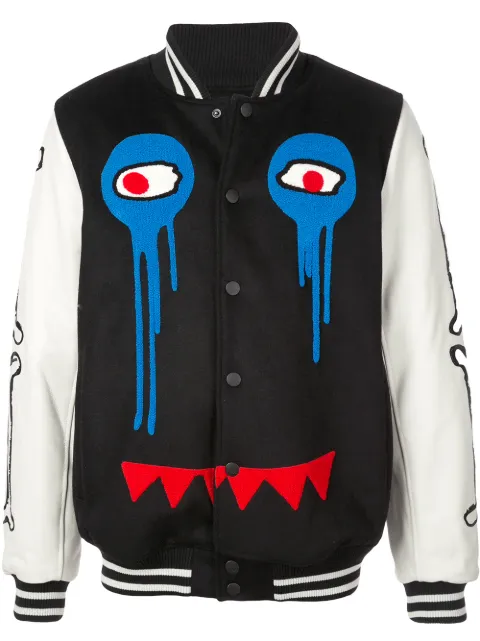 Haculla I Have No Legs Varsity bomber jacket Black HA08AIX20