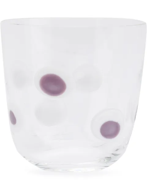 Carlo Moretti spotted drinking glass Purple 162022