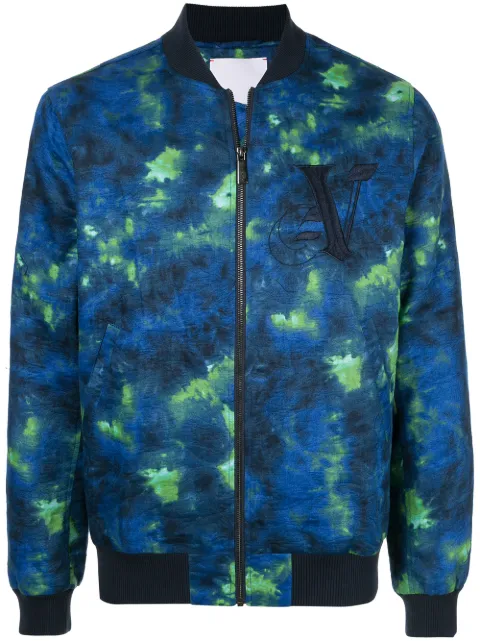 Ports V dye detail bomber jacket Blue VN8JSB08GWC084