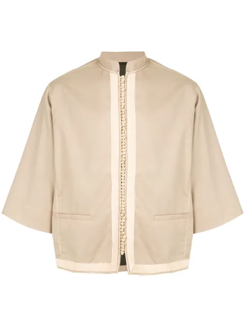 Haider Ackermann chinese styled-shirt Brown 1933610177028