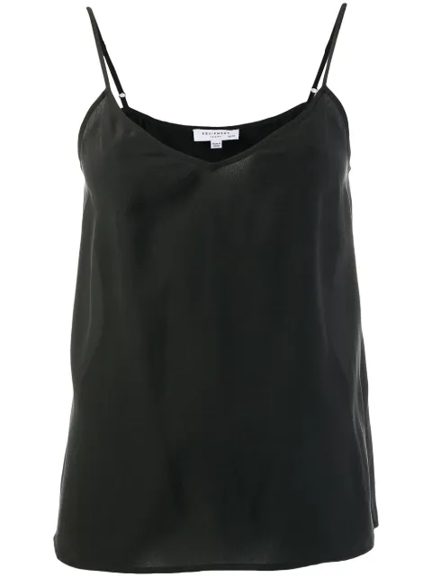 Equipment Layla silk camisole top Black Q099E570