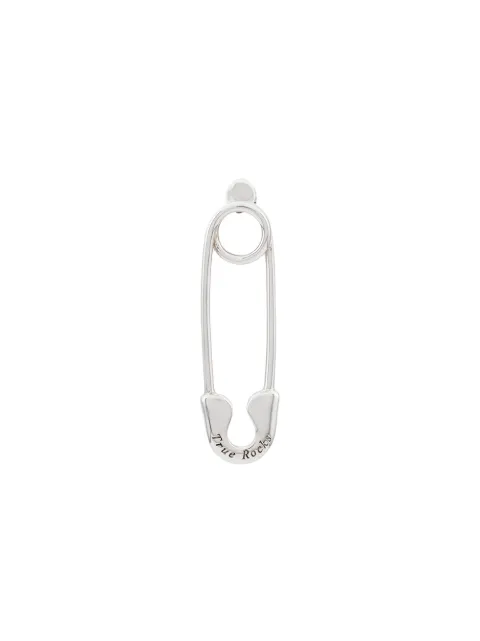 True Rocks safety pin stud earring Silver SILVERSAFETYPINEARRINGSINGLE