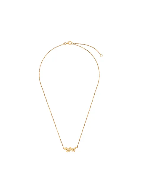 True Rocks WTF pendant necklace Gold WTFGOLDPENDANT