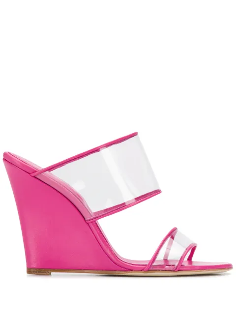 Paris Texas wedge heel sandals Pink PX161