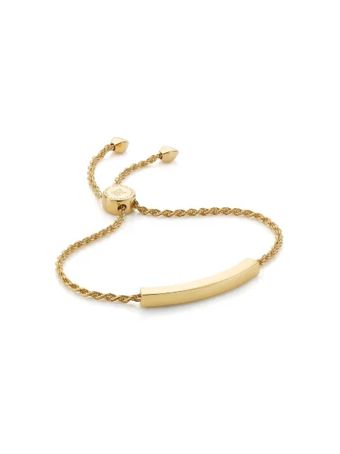 Monica Vinader Linear Chain bracelet Gold GPBMLNBANON