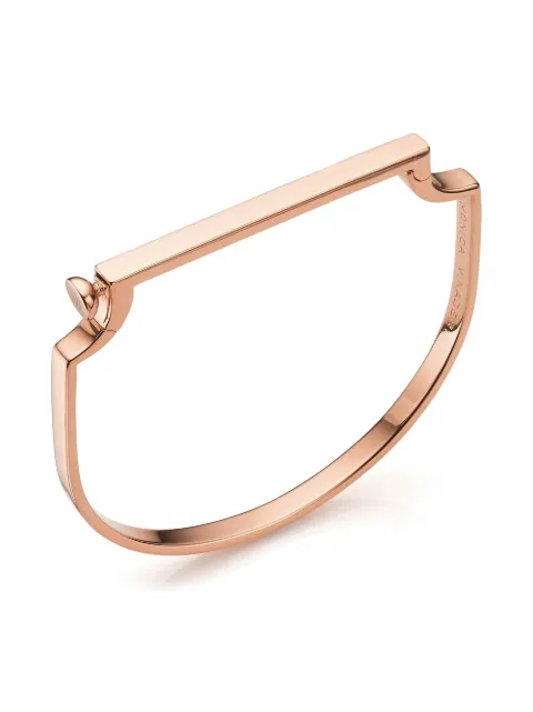 Monica Vinader Signature Thin bangle Pink RPBLMVAANON