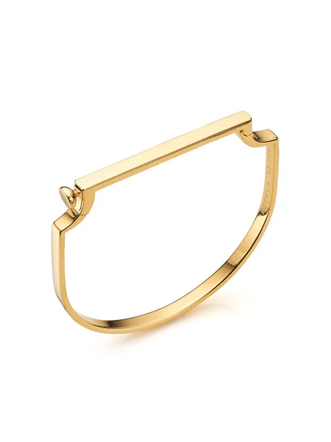 Monica Vinader Signature Thin bangle Gold GPBLMVAANON