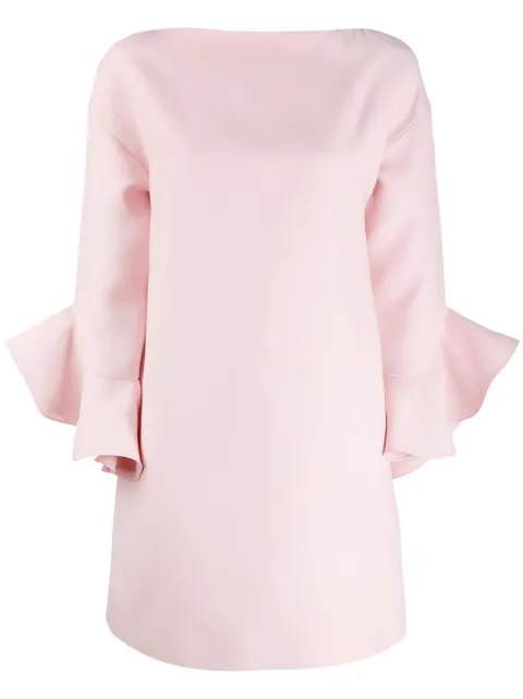 Valentino Garavani ruffled sleeve mini dress Pink BVANL11CF