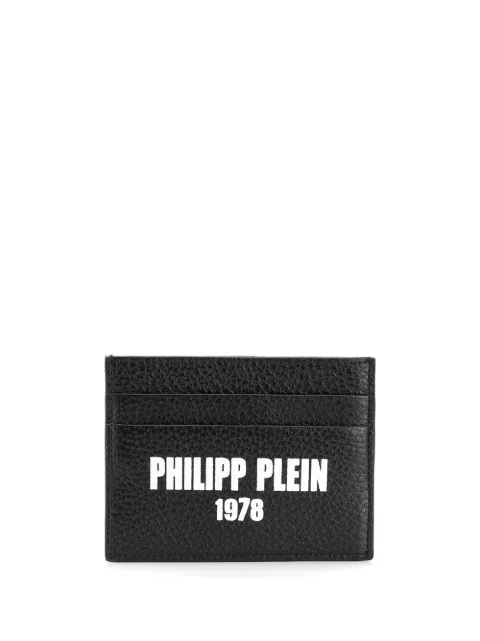 Philipp Plein logo credit card holder Black F19AMVG0257PLE053N
