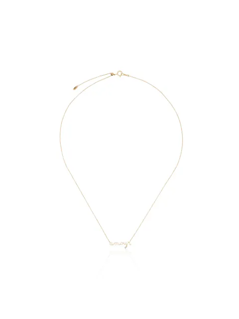 Persée 18kt yellow gold Amour diamond necklace Gold N6858YG
