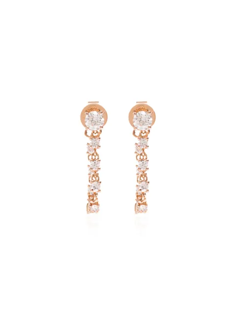 Anita Ko 18kt gold and diamond Olivia loop earrings Gold AKLOOPRG