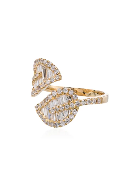 Anita Ko Wrap Leaf ring Gold AKLR500YG