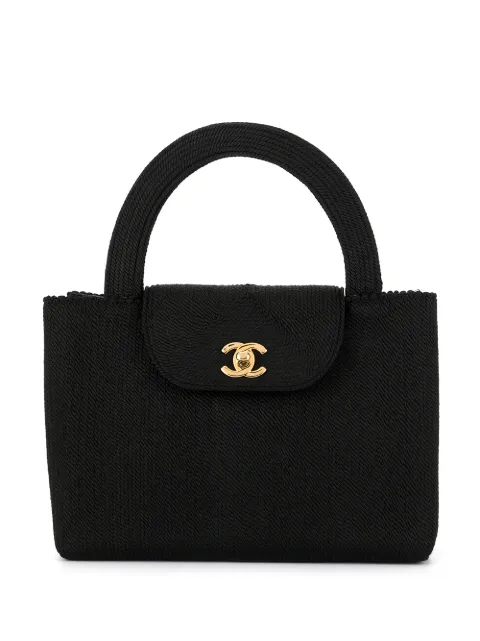 CHANEL Pre-Owned CC logos tote Black 5207050