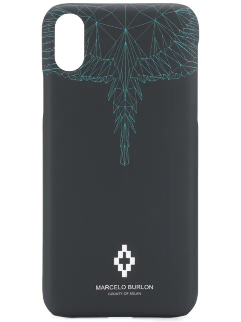 COUNTY OF MILAN printed Iphone X case Black CMPA007S190080201031