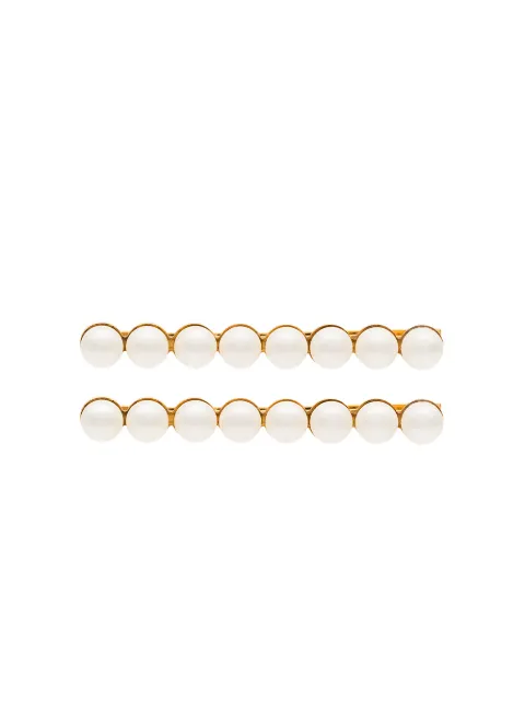 Jennifer Behr Gracie pearl hair slides White 76IQ7PEARL