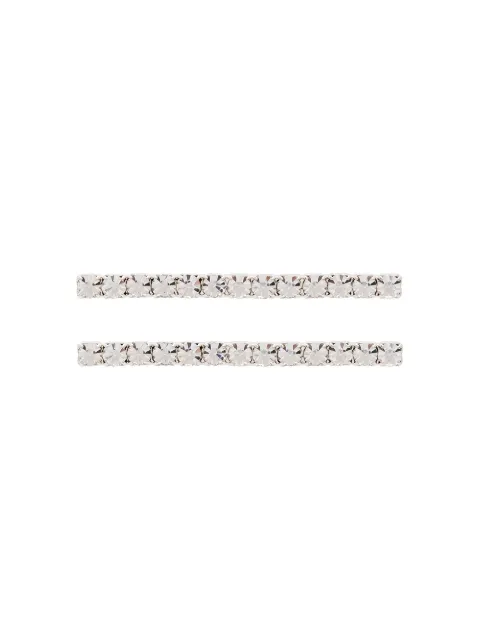 Jennifer Behr Gwen crystal hair clips Metallic 50IQ22