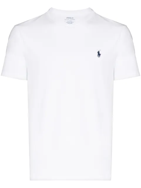 Polo Ralph Lauren embroidered-logo cotton T-shirt White 710680785003