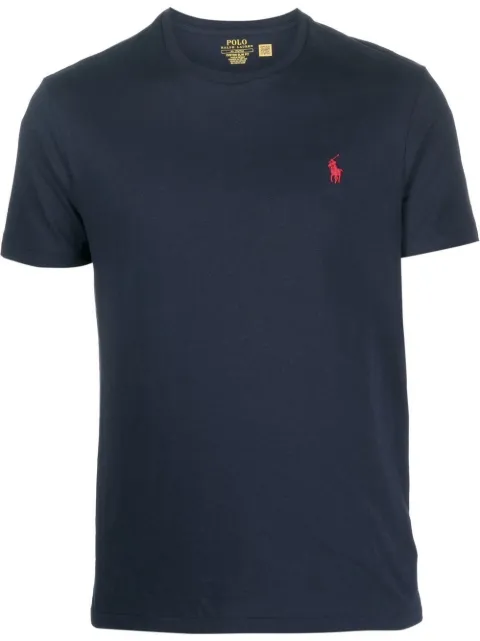 Polo Ralph Lauren logo-embroidered T-shirt Blue 710680785004
