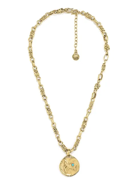 Goossens Talisman Pisces medal necklace Gold GOOP19NE01YG