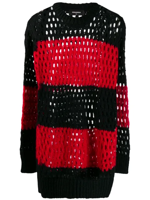 DSQUARED2 oversized chunky jumper Black S75HA0862S16559