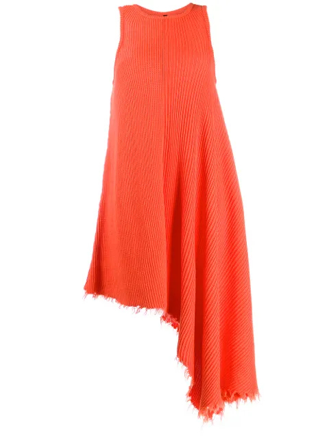 UNRAVEL PROJECT ribbed dress Orange UWHI009S190630076400