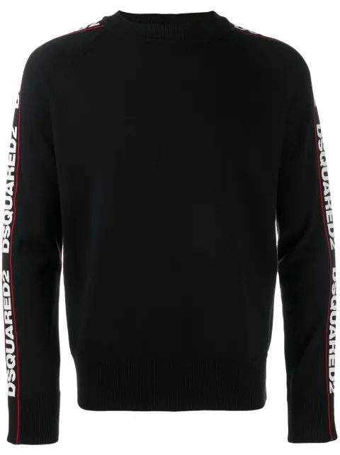 DSQUARED2 side logo band jumper Black S71HA0906S16917