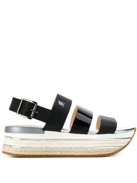 Hogan platform sandals Black HXW4320BK60JJX