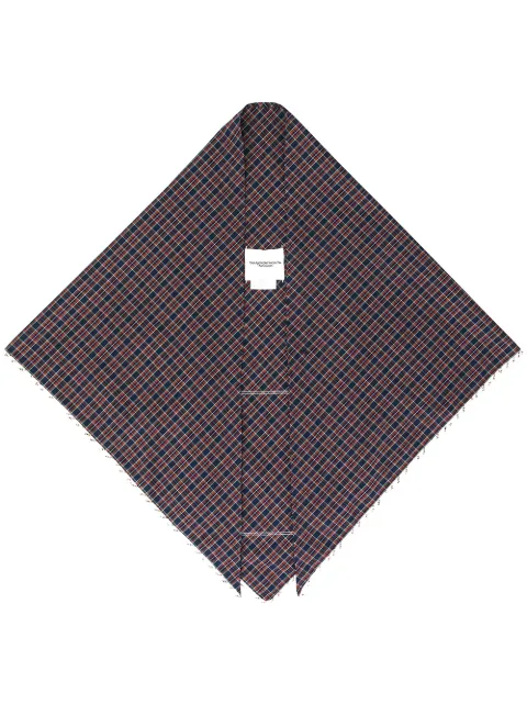 Takahiromiyashita The Soloist Grunge print scarf Red SA0033ASS19