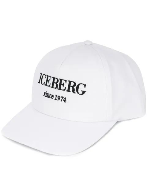 Iceberg embroidered logo baseball cap White 26EJ1P1710369121101