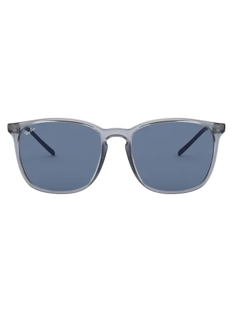 Ray-Ban RB4387 round-shaped sunglasses Blue 0RB4387