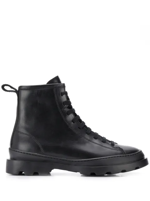 Camper Brutus leather boots Black K400325004